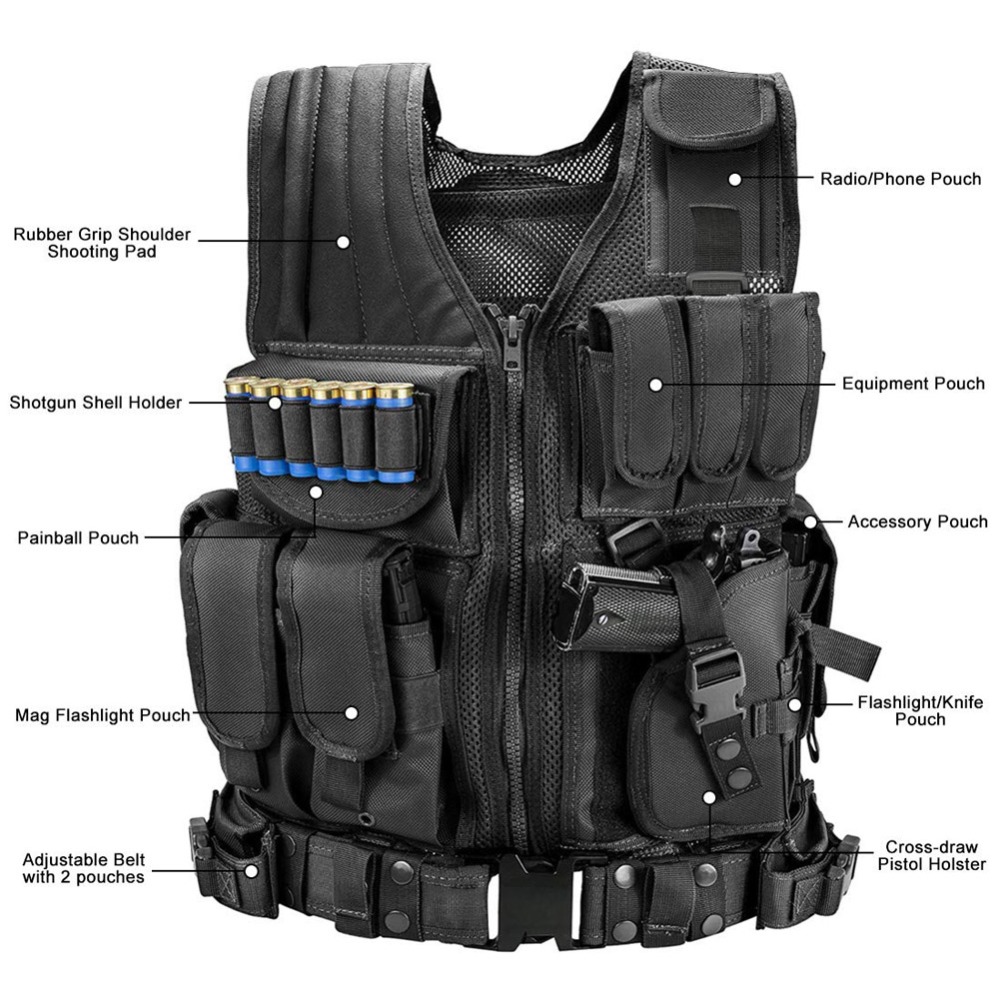 Verstelbare Molle Tactisch Ves - Hunting Outdoor Game recensie en prijs