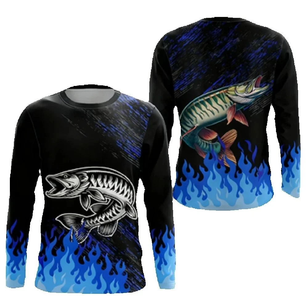 Heren visshirt met lange mouwe - Outdoor Hunting Prints recensie en prijs